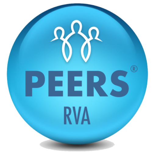 PEERS RVA inside a blue sphere